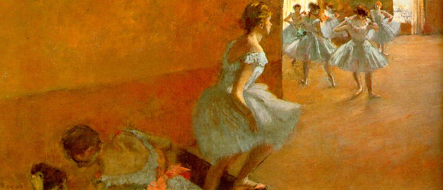 Dancers Climbing the Stairs 1890